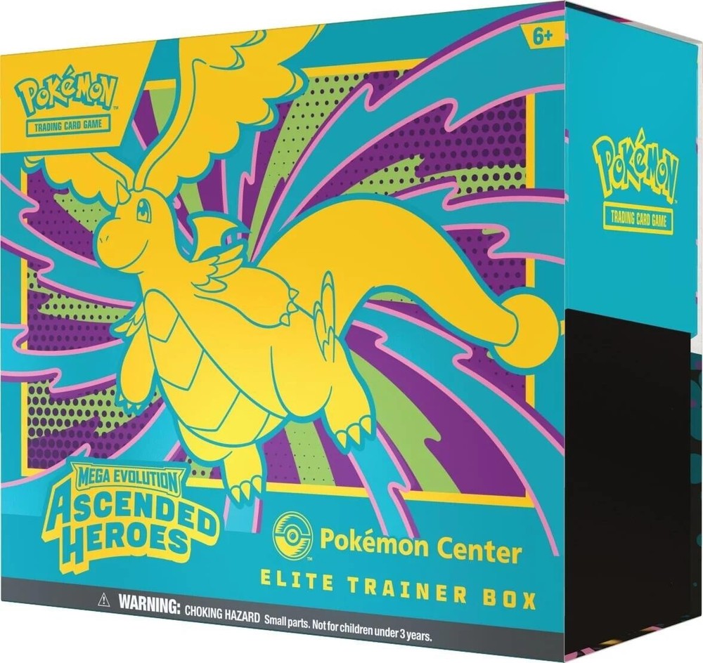 Pokemon TCG Ascended Heroes Pokemon Center ETB Elite Trainer Box Sealed New