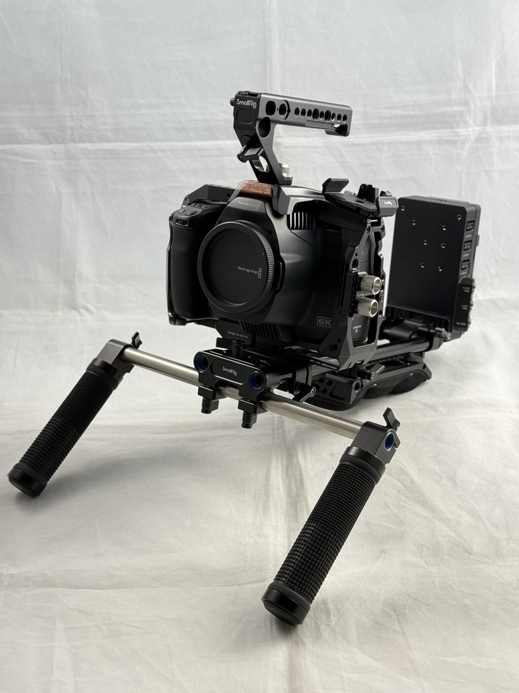Blackmagic Pocket Cinema Camera 6K PRO – Full Rigged Kit + Pelican Case