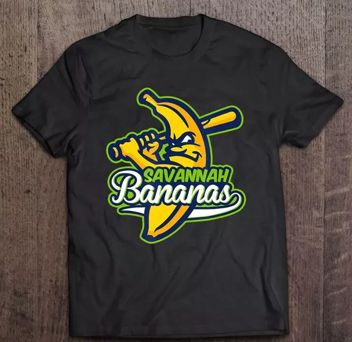 Savannah Bananas Men Black Sizes S-5XL T-Shirt Gift Short Sleeve, All Color