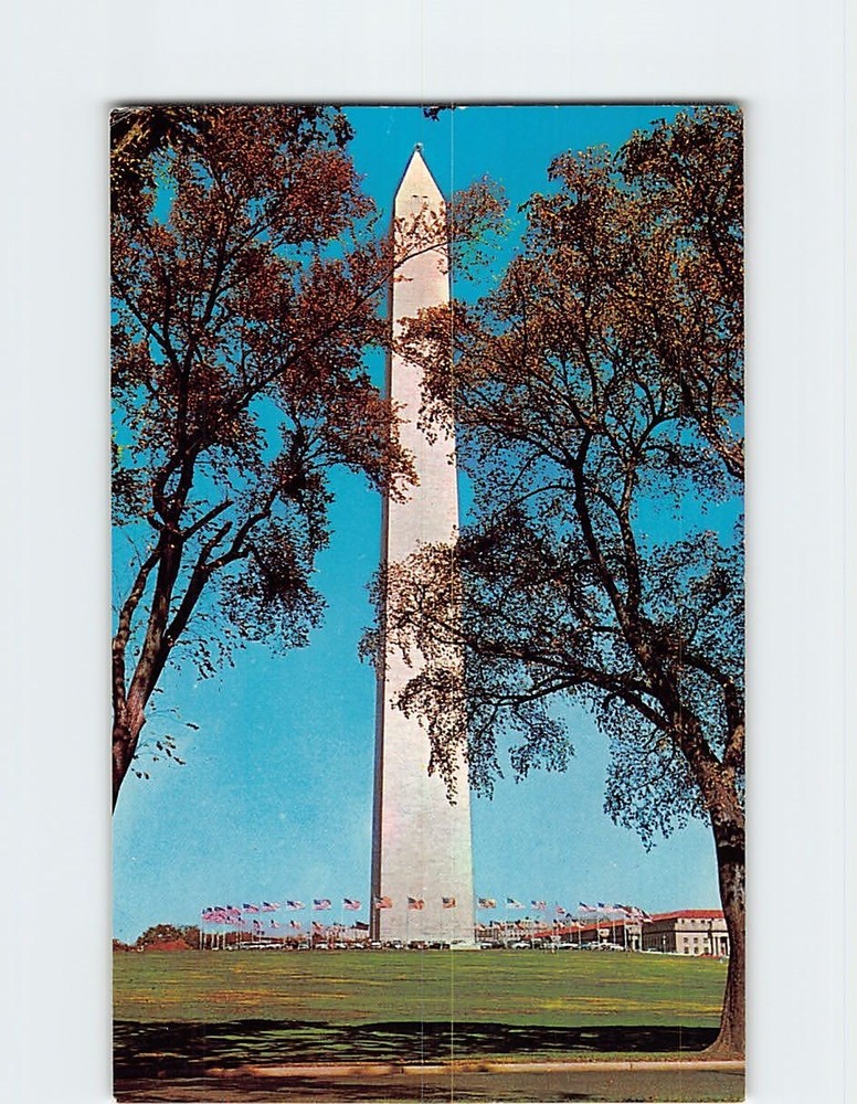 Postcard Washington Monument DC District of Columbia USA North America