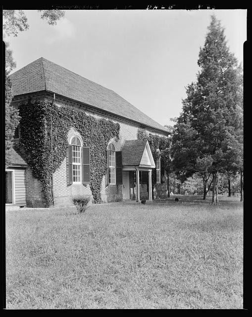 Lancaster County Virginia St Marys White Chapel 1930s Church Ivy Exterior