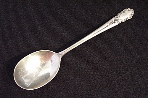 Bridal Veil Rogers Sterling Silver Sugar Spoon