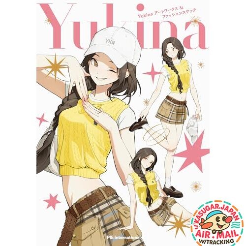 Yukina Artworks & Fashion Sketch Japanese Art Book w/Tracking