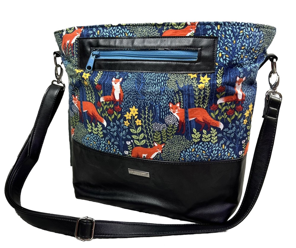 Outfoxed Fox Woodland Scene Tote Bag