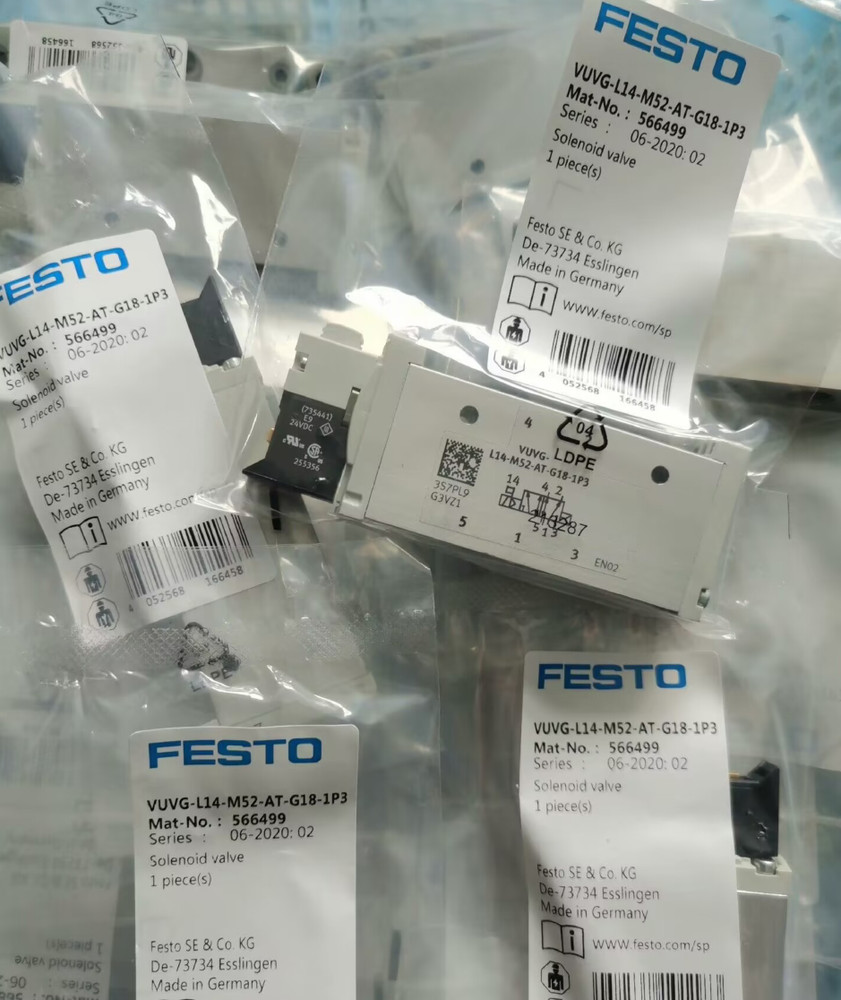 1PC New Festo VUVG-L14-M52-AT-G18-1P3 566499 Solenoid Valve #FES