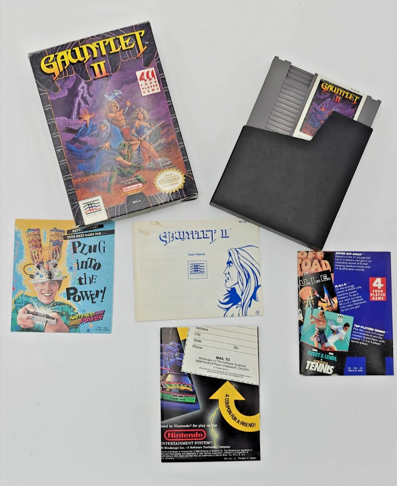 Gauntlet II – 1990 Vintage Nintendo NES Game CIB Complete Authentic Cart