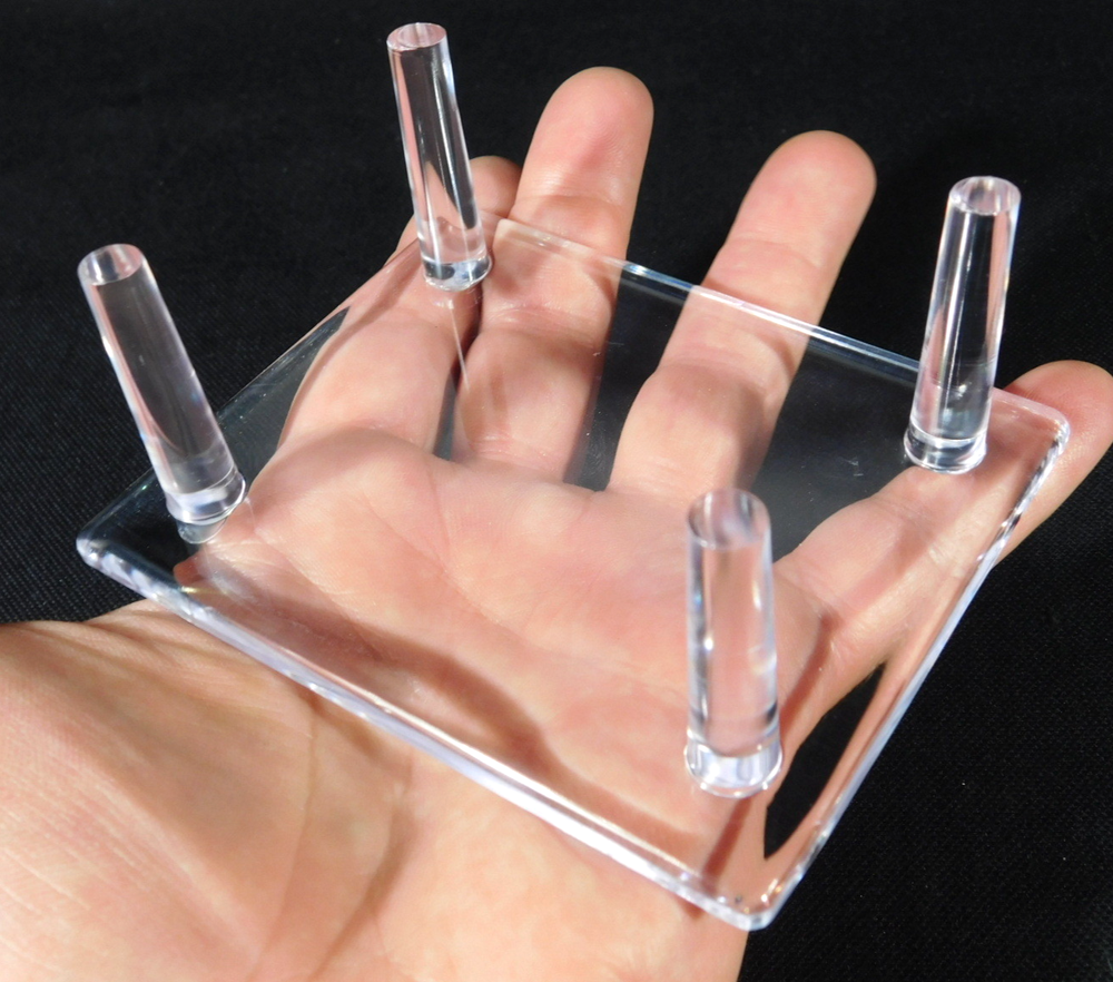 Display Stand Large Size FOUR Post Clear Lucite