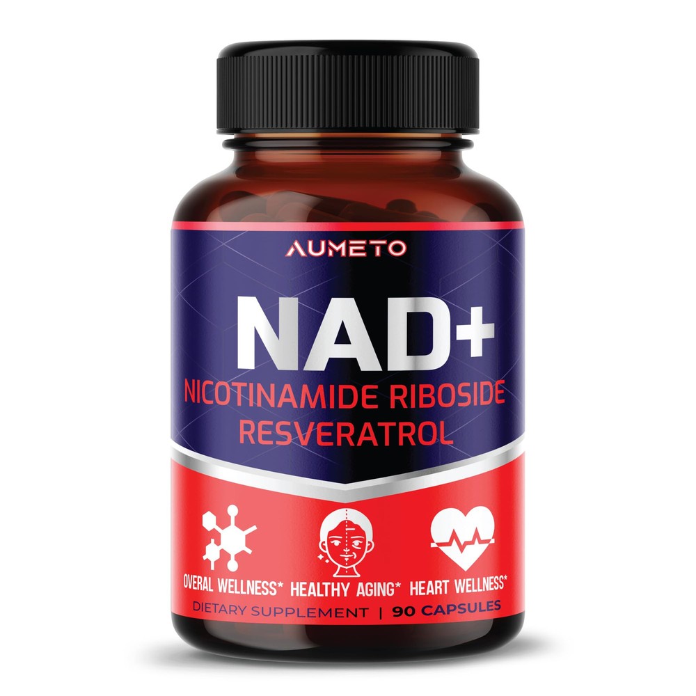 NAD+ with Nicotinamide Riboside NR, Resveratrol, Quercetin - Cellular Energy ...