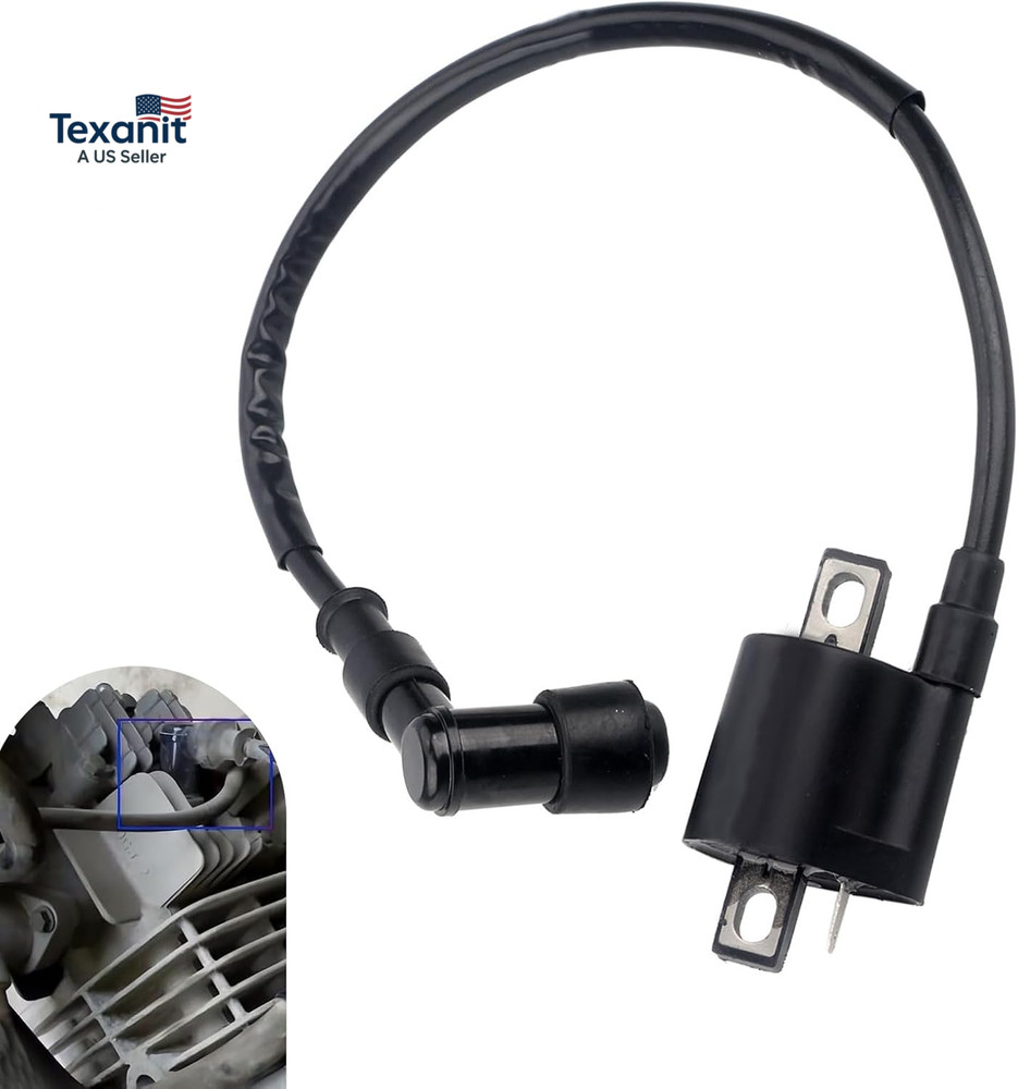 Motorcycle Ignition Coil, 90 Degrees Waterproof High-Voltage Ignition Module, Sp