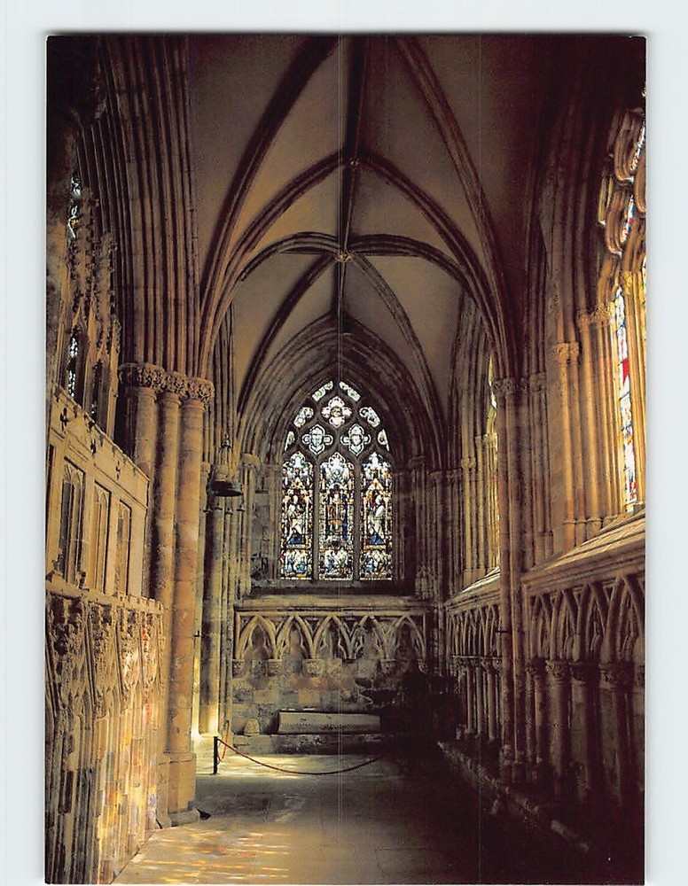Postcard The South Choir Aisle Selby Abbey Selby England