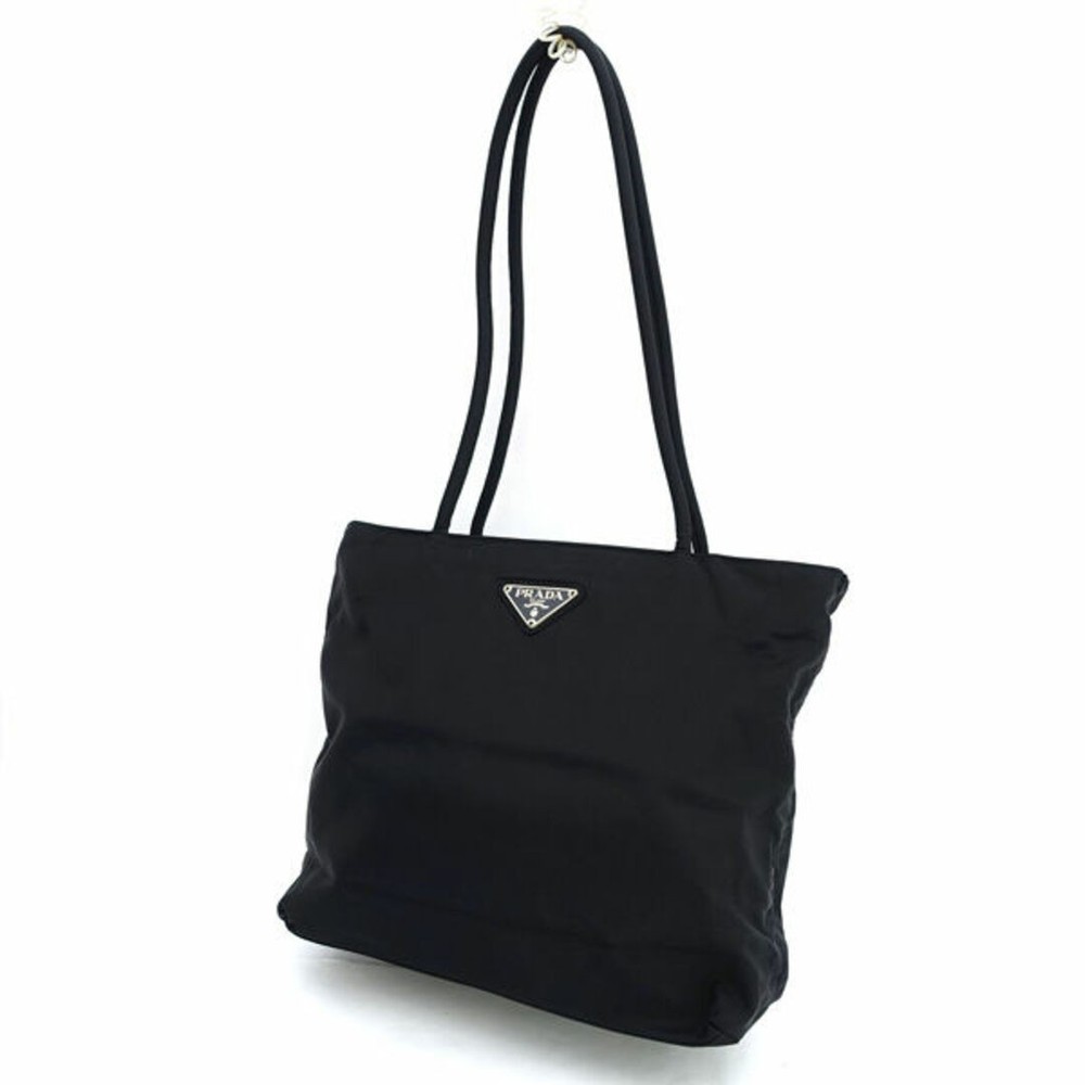 RARE Prada Nylon Semi Shoulder Bag Black B7352 Handbag