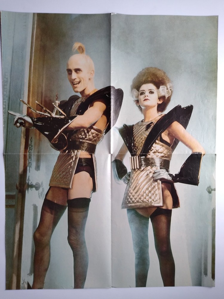 Rocky Horror Picture Show Poster Riff Raff Magenta Folded Art Poster Vintage