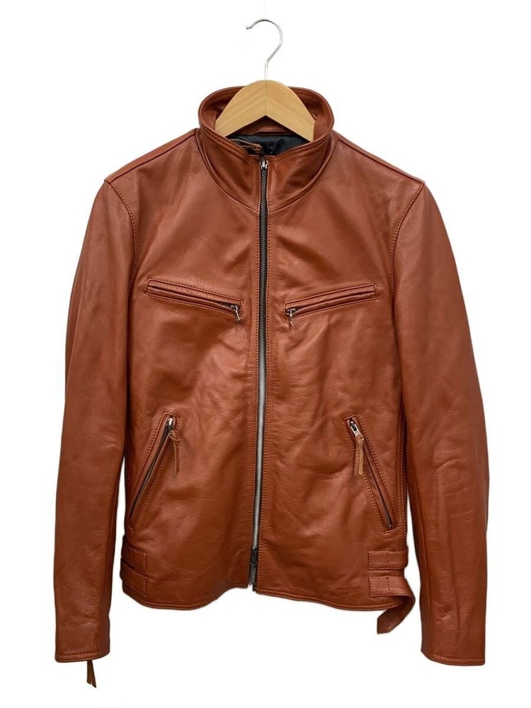 Haruf Single Riders Jacket/S/Cowhide/Brw/Plain 51801