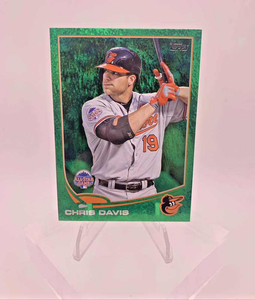 2013 Topps Update Emerald Chris Davis Baltimore Orioles #US163