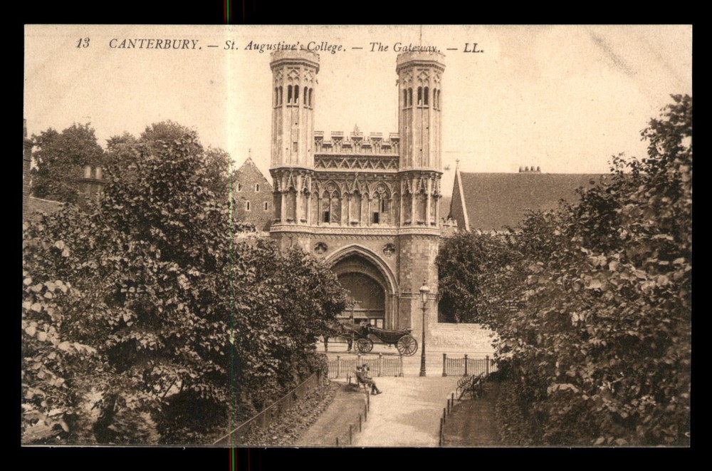 Canterbury St Augustine College The Gateway England UK UNP Postcard
