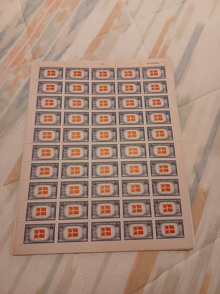 SC 909-921 - 13 Full Sheets Occupied Nations Unused US postage stamps