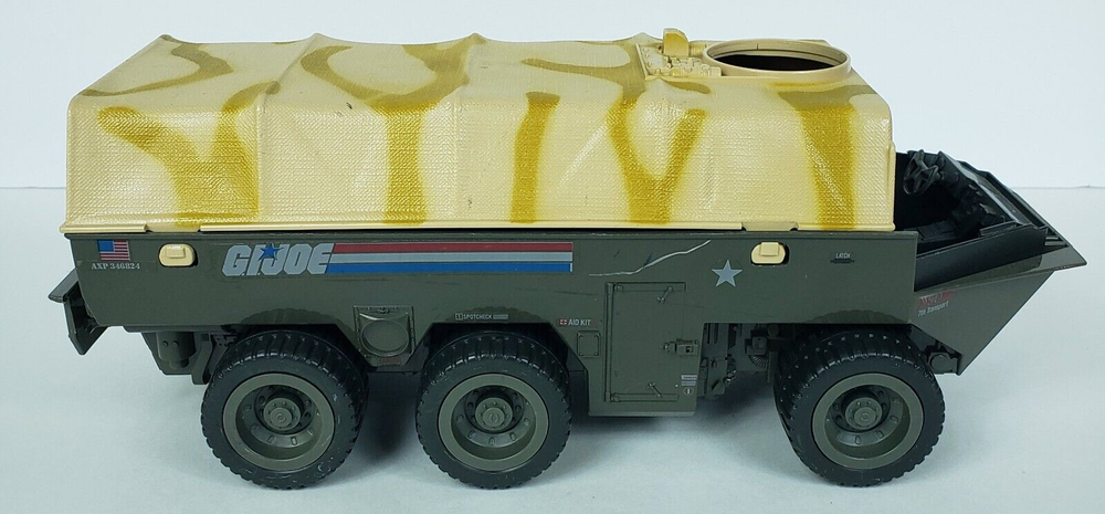 Vintage 1983 Hasbro GI Joe Cobra APC Amphibious Personnel Carrier Figure Vehicle