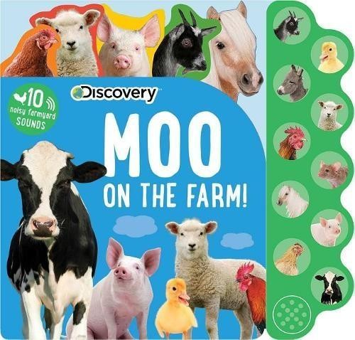 Thea Feldman Discovery: Moo on the Farm! (Board Book) 10-Button Sound BooksAnother great item from Rarewaves USA | Free delivery!