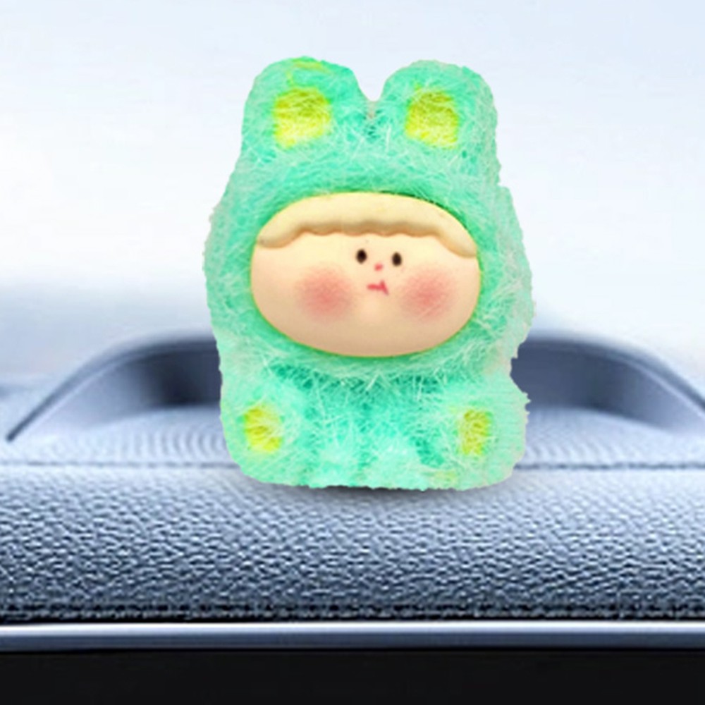 Flocking Character Figurine Desktop Flocking Figurine Cartoon attractively