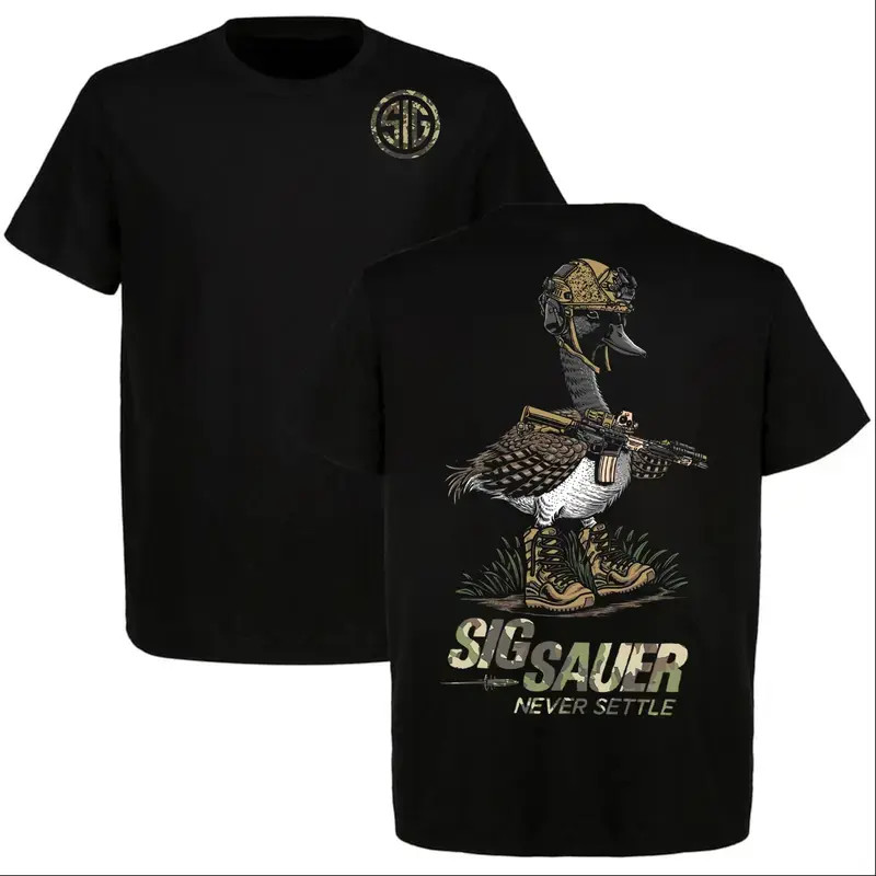 Sig Sauer Never Settle Silly Goose T-Shirt
