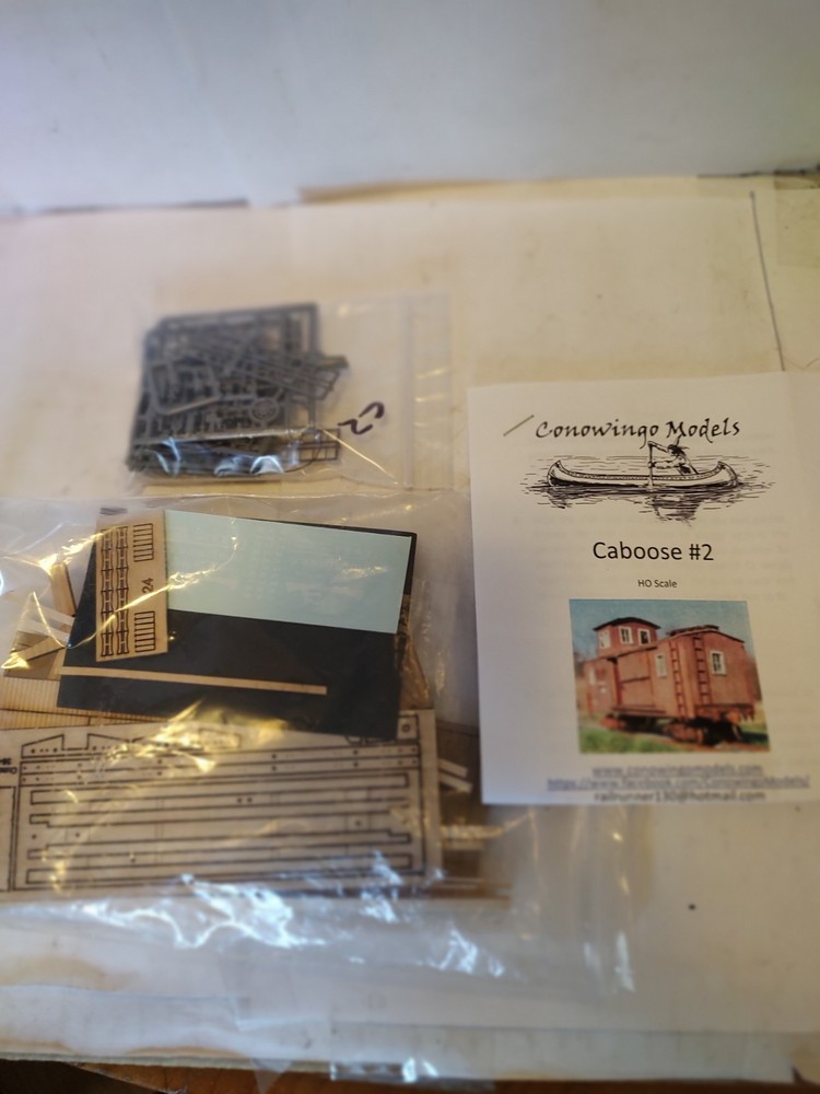 Conowingo Model Caboose Kit. HO Scale.