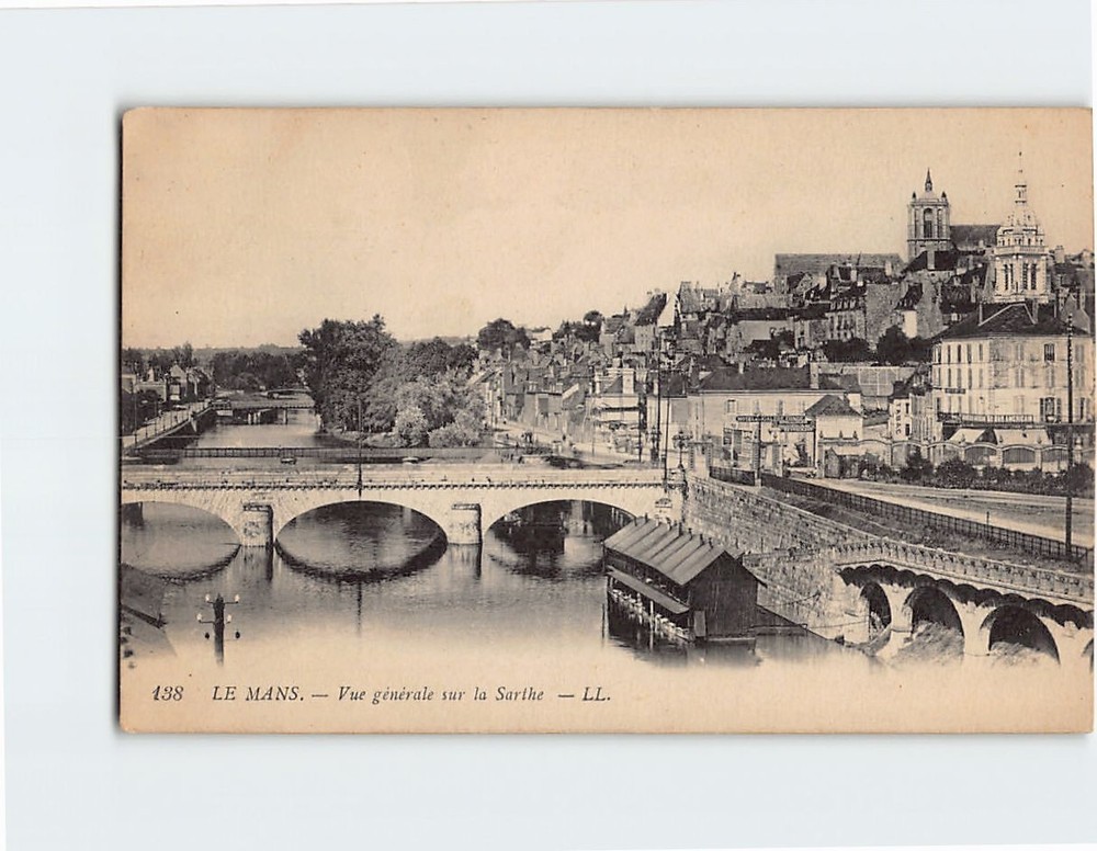Postcard General View Le Mans France