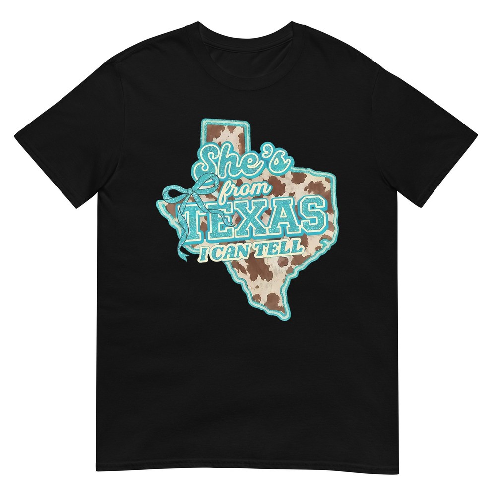 She's from Texas I Can Tell Retro Vintage Cowgirl Women T-Shirt