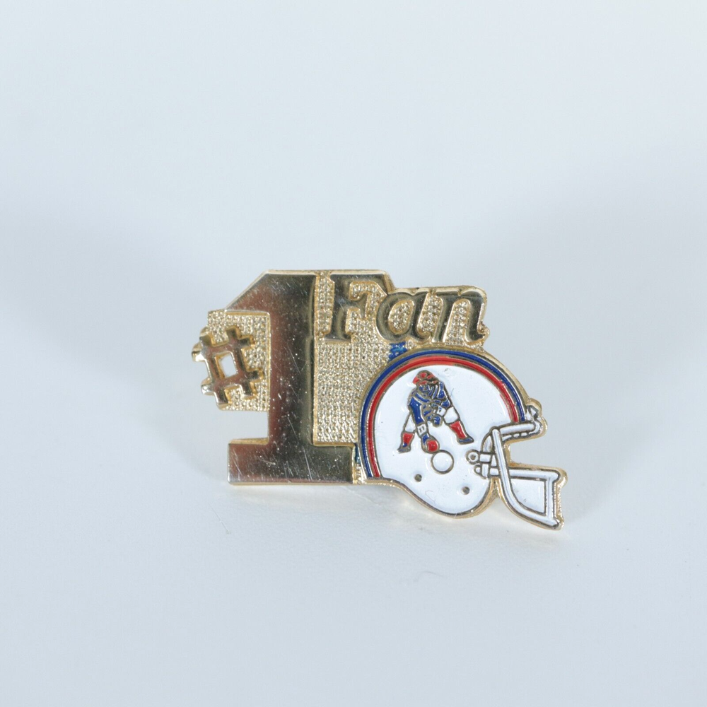 New England Patriots NFL Fan Pin with Helmet Logo Lapel