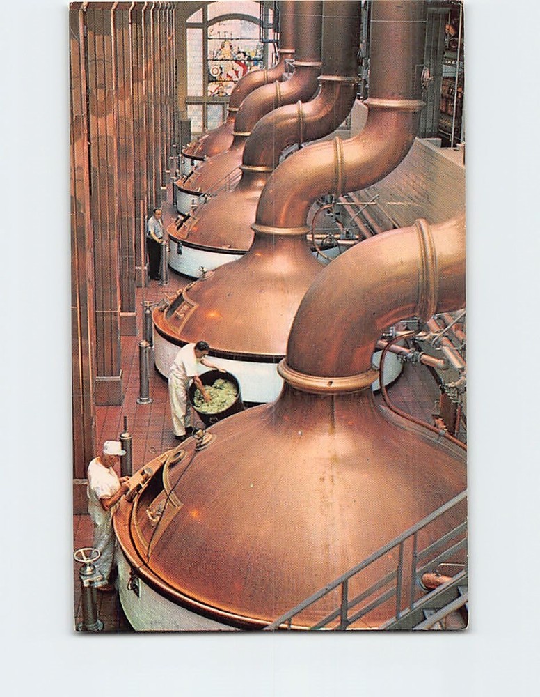 Postcard The Brew House at Pabsts Milwaukee brewery Milwaukee Wisconsin USA