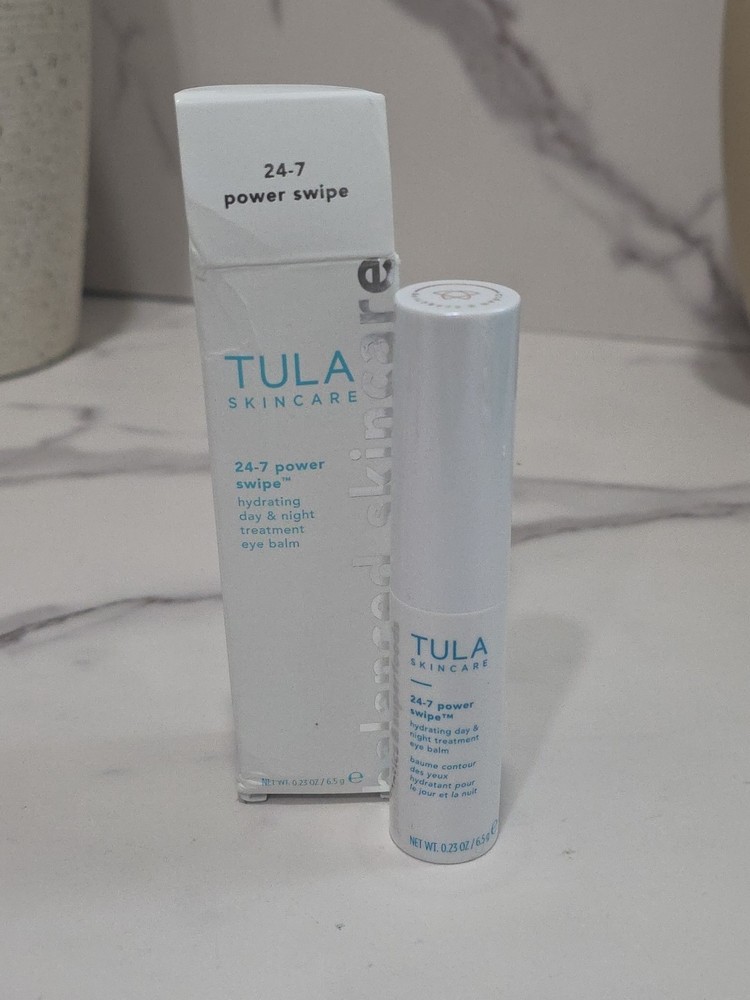 TULA Skincare 24-7 Power Swipe Hydrating Day & Night Treatment Eye Balm 0.23 OZ