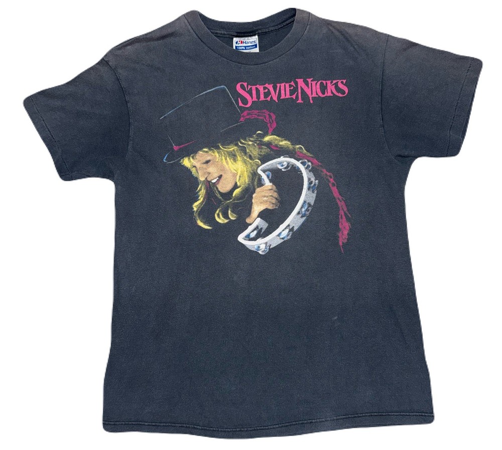 Rare Vintage 80s Stevie Nicks Other Side Of The Mirror Rock Concert Shirt Size L