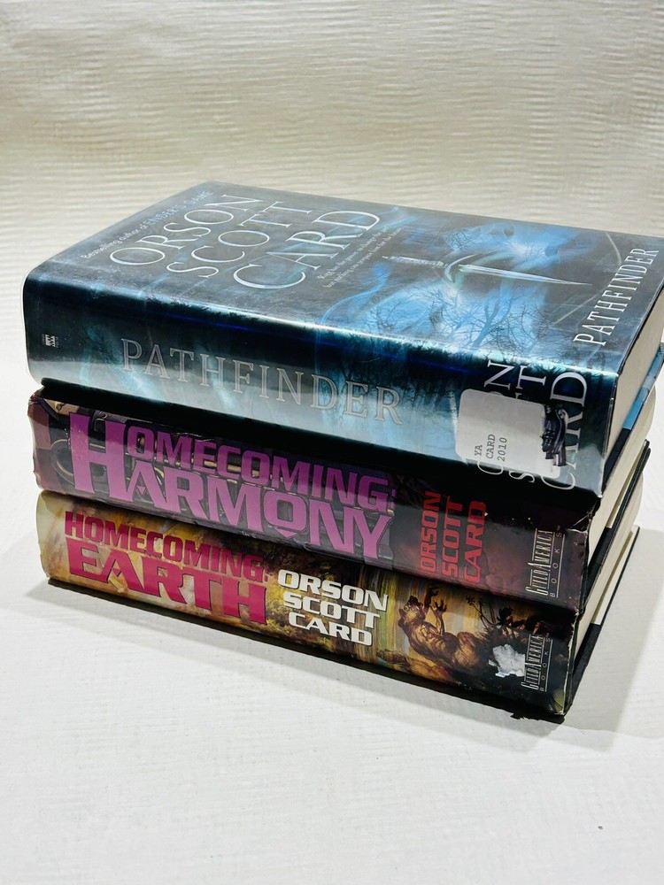 Orson Scott Card Homecoming Earth Harmony Pathfinder Card Bundle Set Of  3 Books