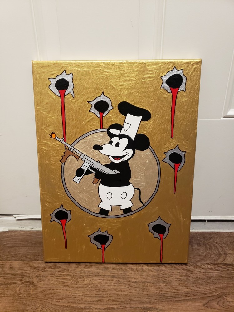 Custom Art-Mobster Mickey