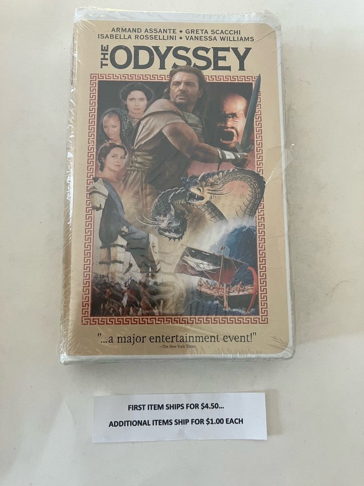 VHS Tape    The Odyssey  $3.00   Like New    Shipping $4.50/$1.00