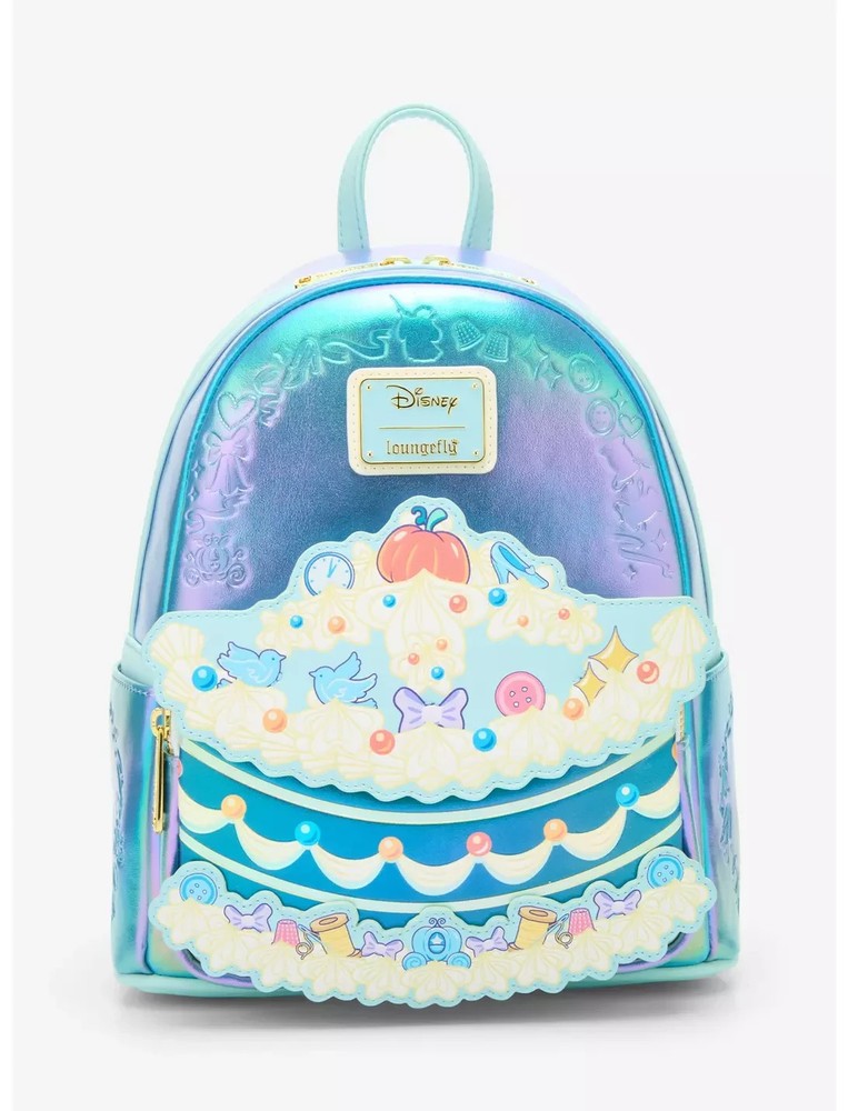 Loungefly Disney Cinderella Cake Iridescent Mini Backpack