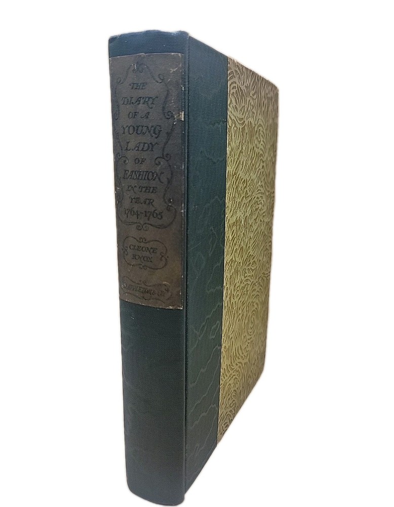 The Diary Of A Young Lady Of Fashion In The Year 1764-1765 By Cleone Knox - HC
