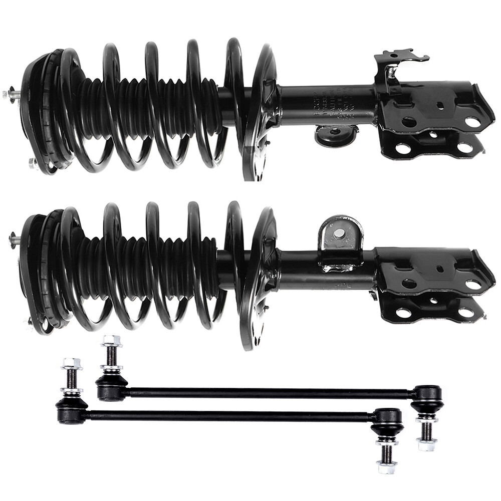 For 2010-2015 Toyota Prius Front Complete Struts Sway Bar Suspension Kit 4PCS