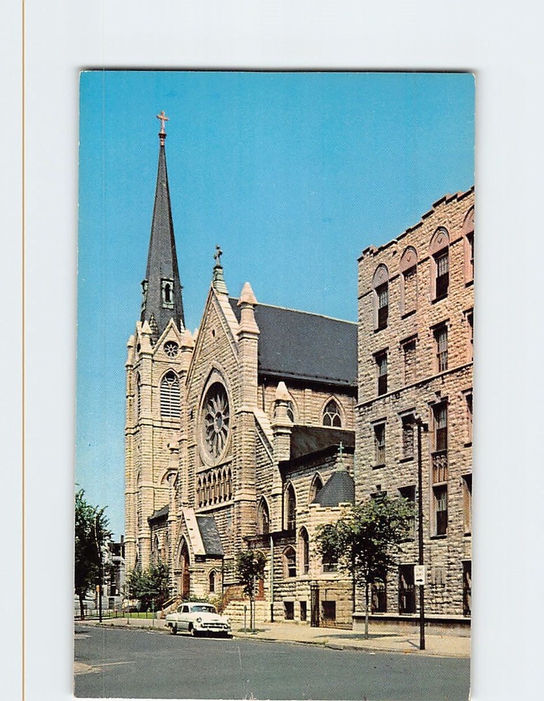 Postcard Holy Name Cathedral Chicago Illinois USA