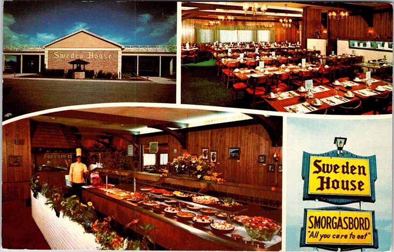 Postcard RESTAURANT SCENE Naperville Illinois IL m/09 AM8068