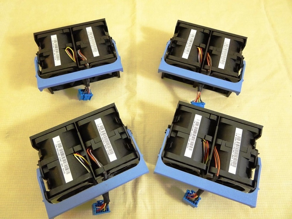 Lot of 4 Dell Poweredge 1950 Case Chassis server PE1950 Fan NIDEC ULTRAFLO SUNON