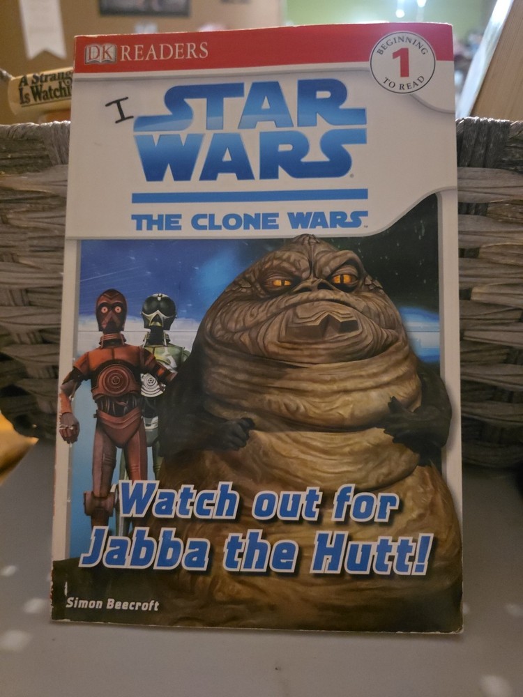 DK Readers Level 1: Star Wars Clone Wars: Watch Out for Jabba the Hutt! VeryGood