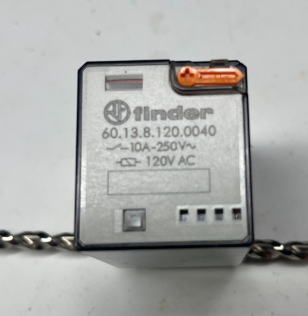 60.13.8.120.0040 Finder Relay 10A 120VAC