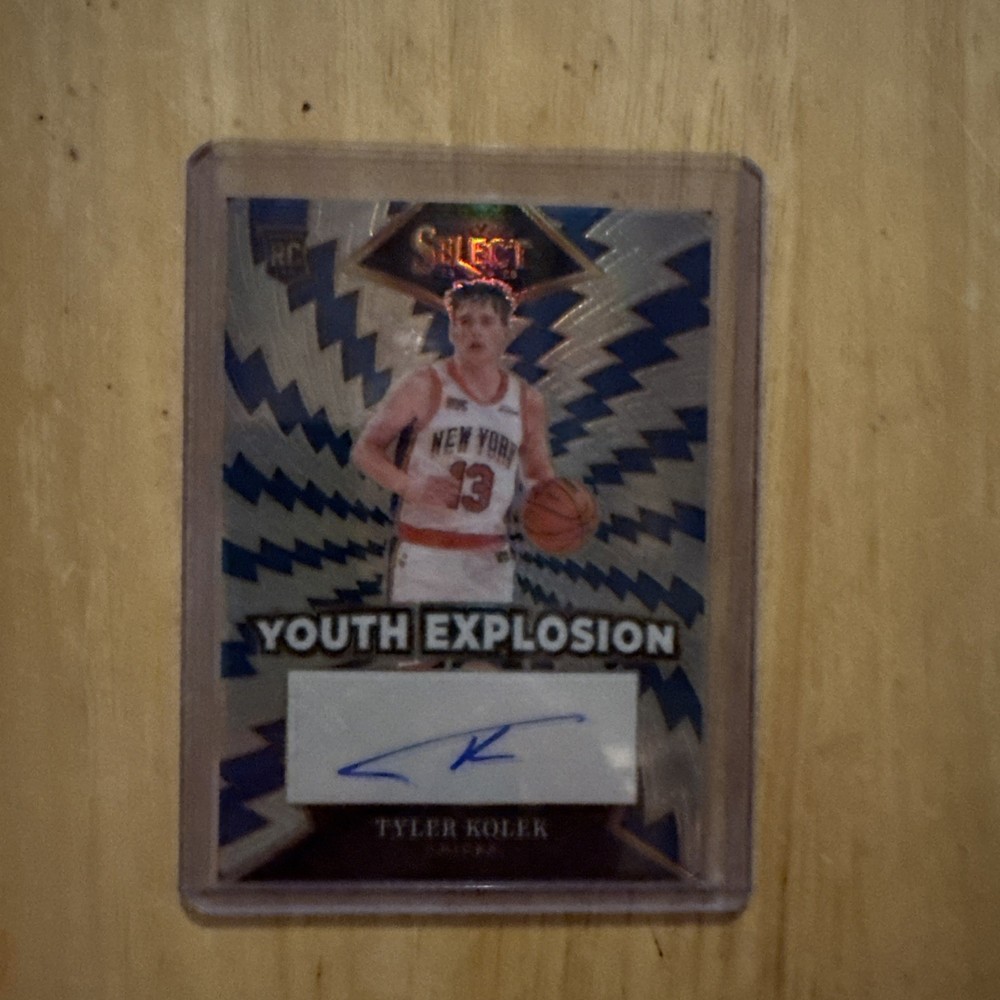 2024-25 Panini Select - Youth Explosion Signatures Tyler Kolek #YE-KOL (AU, RC)