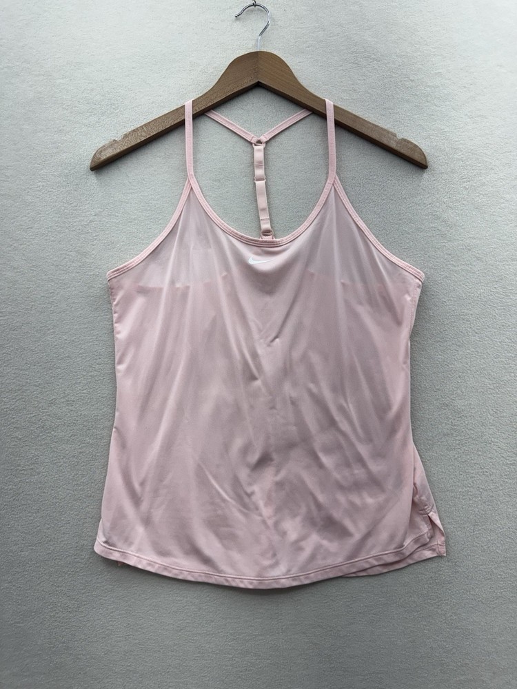 Nike Dri-FIT Women’s Medium Pink Racerback Sleeveless Athletic Tank Top