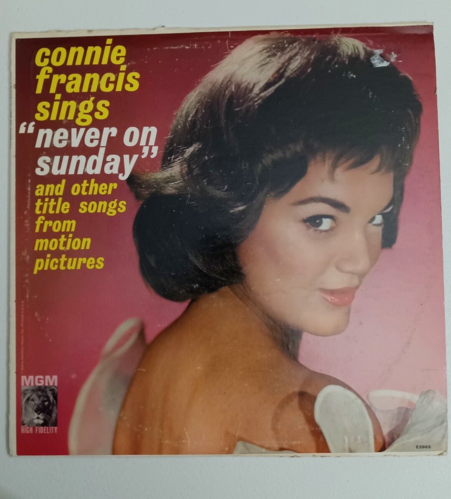 Connie Francis Sings Never On Sunday - 1972 MGM Records T 90592