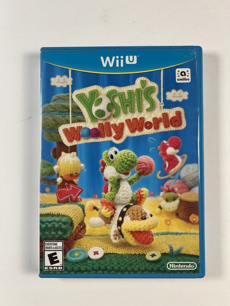Yoshi's Woolly World Nintendo Wii U Complete CIB TESTED