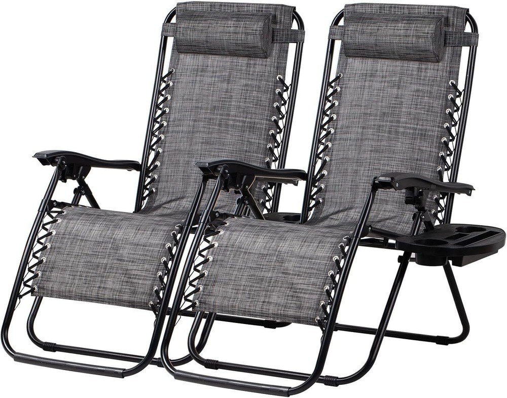 Zero Gravity Reclining Patio Chairs Set of 2 for Ultimate Relaxation