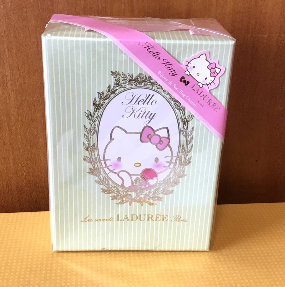 Sanrio Hello Kitty x Laduree Limited Macaron Charm Keychain Japan Exclusive  F/S