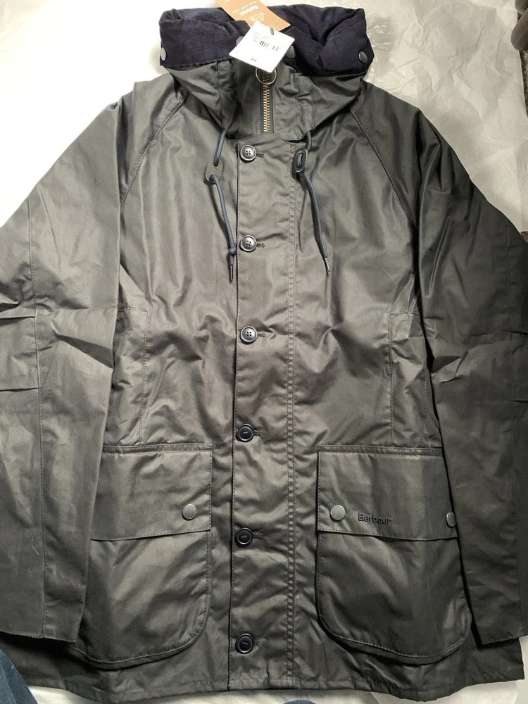 Barbour Subfort Men's Waxed Jacket Size M BNWT RRP £399 Navy