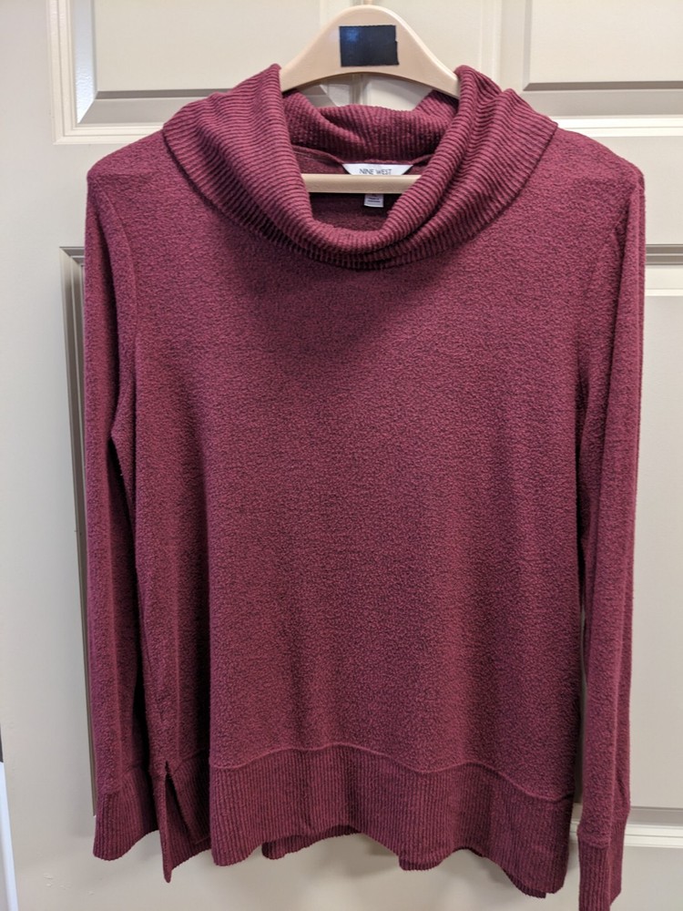 Nine West Cowl Neck Tunic Style Sweater - Size XL